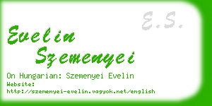 evelin szemenyei business card